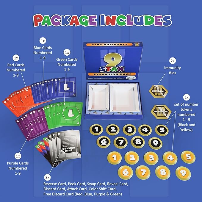 Card Game Expansion Pack – Family-Friendly Card Game – Fun for Kids, Teens & Adults – Expands Game Play to 6 Players – for Game Night, Family Night, Parties (Expansion Pack)…
