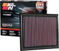 K&N High-Flow Original Lifetime Engine Air Filter: Increase Power: Premium, Washable: Compatible with 2014-2025 Alfa Romeo/Fiat/Jeep/Ram: Tonale, 500, Toro, Compass, Renegade, Promaster, 33-5034