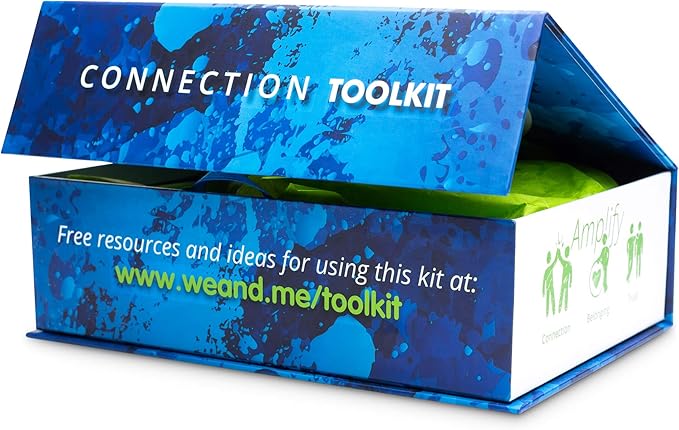 We! Connection Toolkit – Conversation Starter, Icebreaker Card Games, and Communication Book Bundle – Ideal for Office Team Building, Group Connection Activities, and Educational Games for Adults