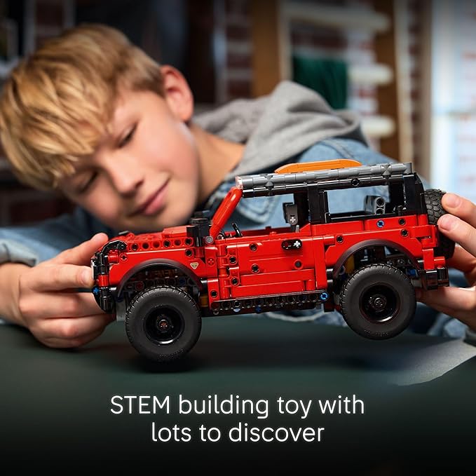 LEGO Technic Ford Bronco Kids Toy Car - Building Toy for Boys and Girls, Ages 10+ - Car Toy and Model Kit - Makes a Cool Birthday Gift for Kids - Authentic Ford Bronco Trim & Details - 42213
