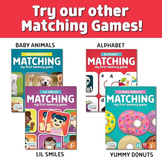 Chuckle & Roar - Matching+ Wooden Sensory Shapes - Logic Puzzles - Premium Wood Construction - Flat Board Puzzle Pieces for Ages 6 and up