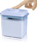 BopTop (1pc - 1700ml) Airtight Food Storage Container – Mechanical Silicone Seal Canister - BPA-Free - 1.79Qt