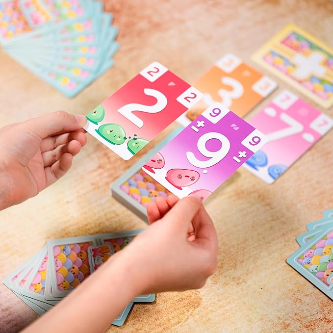 Asmodee Happy Mochi Card Game (Eco-Blister) - Fast-Paced Strategy Game for Kids & Families with Colorful Effects & Cute Mochi Characters, Ages 8+, 2-6 Players, 20 Minute Playtime