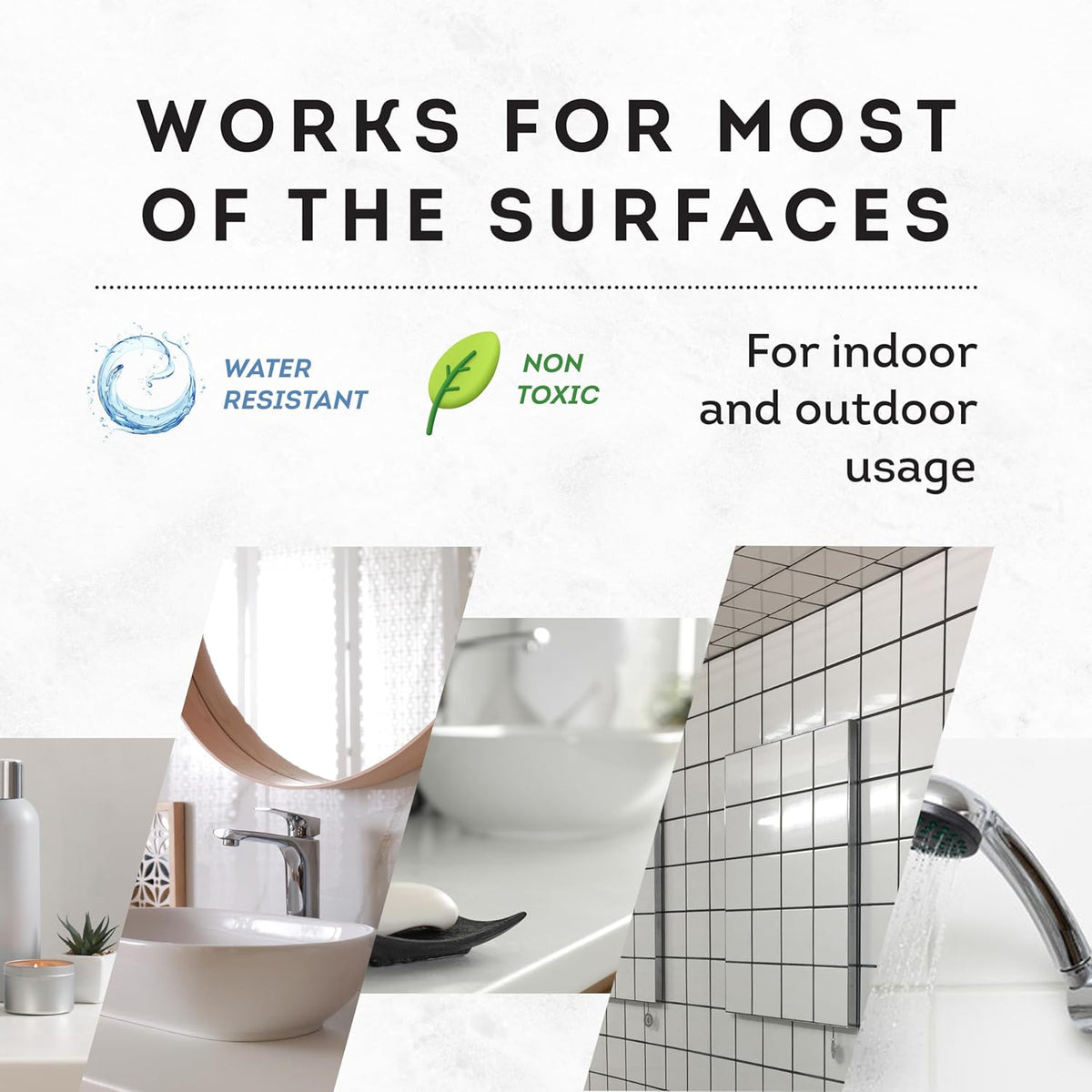 Tile Repair Kit by Stowsen - Also Works as Bathtub Repair Kit I Ideal to Fix Your Broken Chip or Crack on Marble, Corian, Porcelain and Granite Countertops
