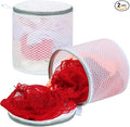 Vivifying Bra Bags for Laundry, 2 Pack Honeycomb Mesh Bra Washing Bags for Laundry, Washing Machine, Lingerie, Delicates, Sock and Baby Clothes
