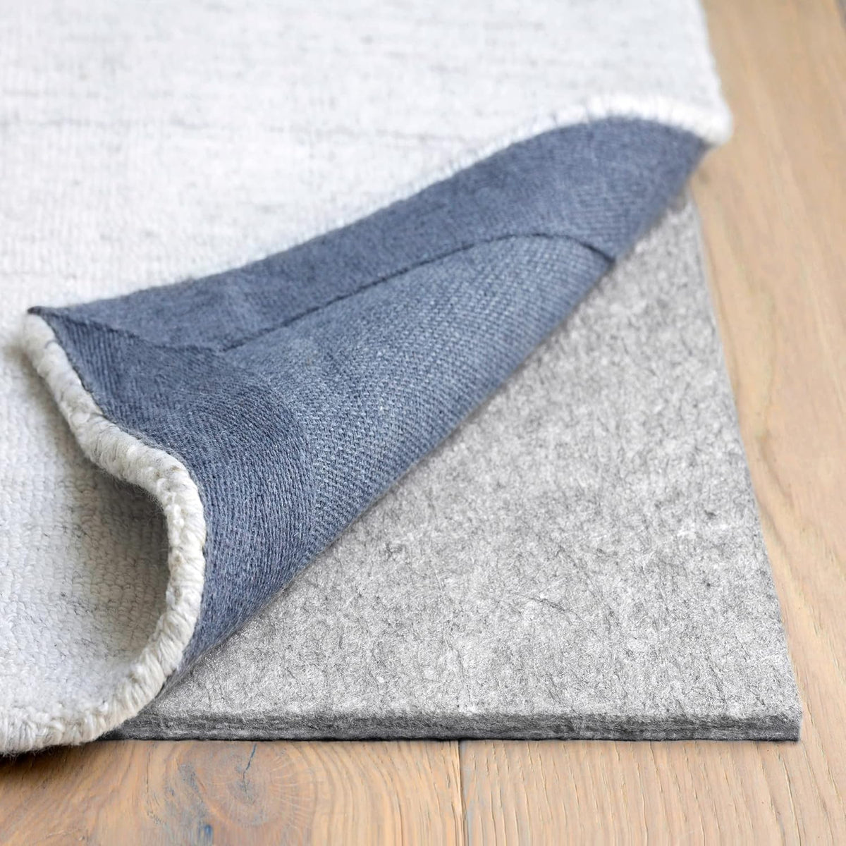 RUGPADUSA - Dual Surface - 5'10" x 8'10" - 3/8" Thick - Felt + Rubber - Enhanced Non-Slip Rug Pad - Adds Comfort and Protection - for Hard Surface Floors