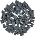 Strictly Briks Classic Bricks Starter Kit, Gray, 96 Pieces, 2x3 Studs, Building Creative Play Set for Ages 3 and Up, 100% Compatible with All Major Brick Brands