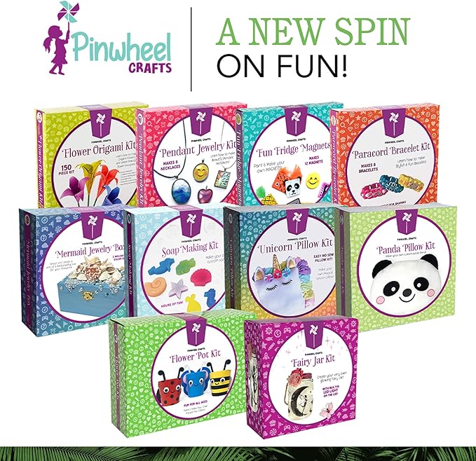 Pinwheel Crafts Robotic Dinosaur Arts & Crafts Science Kit for Kids Ages 6-12 – Wooden Dinosaur Toys with Paints – Ideal Gift for 6-Year-Old Boys
