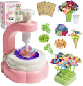 DIY Fabric Flower Bouquets Toys - Arts and Crafts for Kids 4 5 6 7 8, Arts & Crafts Flower Making Kit for Kids Girls, Educational Activity Toys for Girls Boys, 4 5 6 7 8 Year Old Girl Birthday Gifts