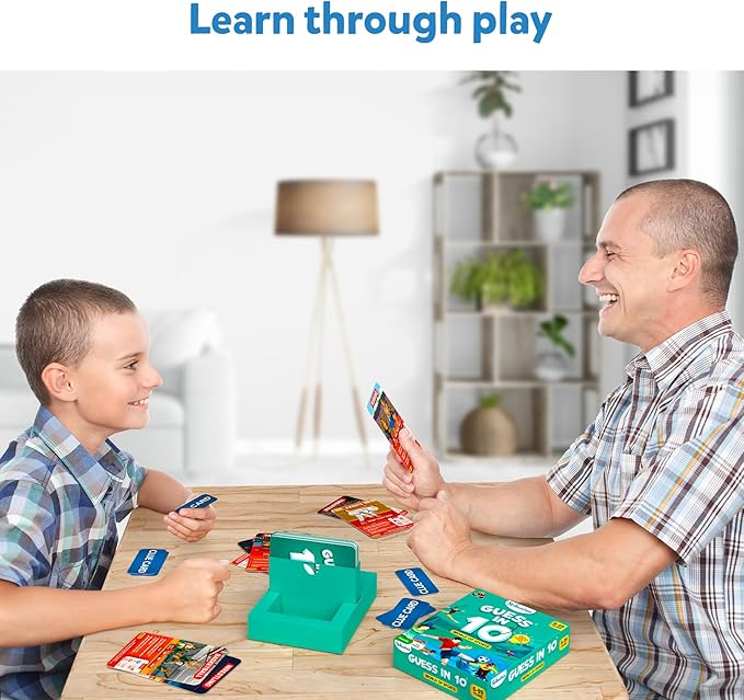 Skillmatics Guess in 10 Sports, Perfect for Boys, Girls, Kids, and Families Who Love Card Games, Toys, Travel Games, Gifts for Ages 6, 7, 8, 9 and Up