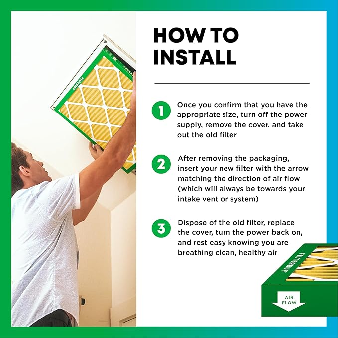 Filterbuy 20x25x5 Air Filter MERV 11 Superior Pet & Allergy Defense (4-Pack), Electrostatic Pleated HVAC AC Furnace Filters Replacement for Honeywell Return Grille (Actual Size: 18.38 x 23.38 x 3.69)