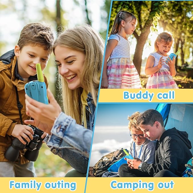 Selieve Toys for 3-12 Year Old Boys Girls, Walkie Talkies for Kids 22 Channels 2 Way Radio Toy with Backlit LCD Flashlight, 3 Miles Range for Outside, Camping, Hiking
