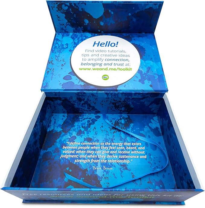 We! Connection Toolkit – Conversation Starter, Icebreaker Card Games, and Communication Book Bundle – Ideal for Office Team Building, Group Connection Activities, and Educational Games for Adults