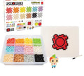 Pix Brix Pixel Art kit Puzzle Bricks - 3,000 Piece Pixel Art Container, 12 Color Light Palette - Interlocking Building Bricks, Create 2D and 3D Builds Without Water or Glue - Stem Toys, Ages 6 Plus