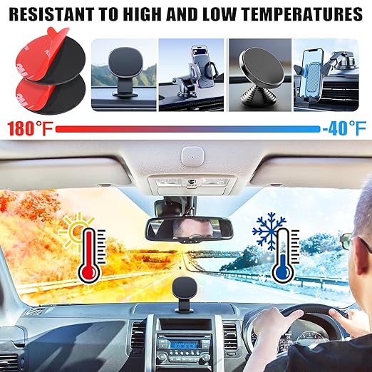 16 Pack 3M VHB 5952 Foam Tape, Double-Sided Heavy Duty Mounting Tape – 1 Inch & 2 Inch, Square, Rectangle & Round Shapes, Waterproof & Heat Resistant, for Car, Home Decor & Outdoor Use