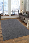 Non-Slip Washable 5x7 Area Rugs for Living Room Bedroom, Ultra Soft Bedside Rug, Indoor Floor Carpet for Kids Girls and Boys, Dorms, Nursery Rooms, Non-Skid Area Rug, Flower Anthracite Grey, 5'x7'