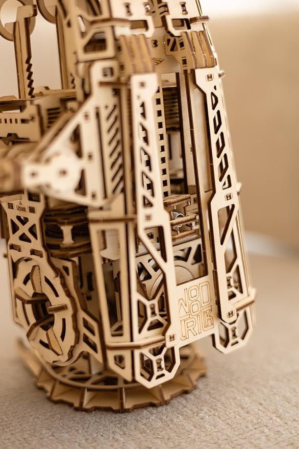 Wood Trick Cyber Robotic Hand 3D Wooden Puzzles for Adults and Kids to Build - Wooden Models Engineering DIY Project Mechanical 3D Puzzles Model Kits for Adults