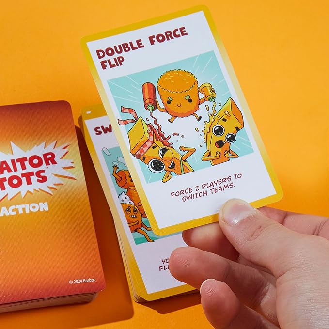 Hasbro Gaming Traitor Tots Card Game | Explosive Potato Party Card Game for Families and Adults | 3 to 10 Players | 25 Mins. Average | Indoor Summer Activities | Ages 8+