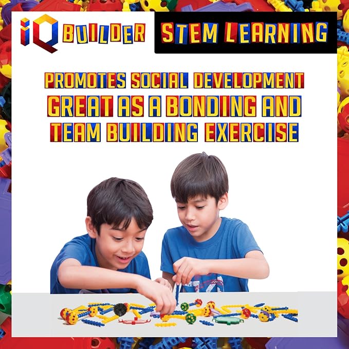 | STEM Learning Toys | Creative Construction Engineering | Fun Educational Building Set for Boys & Girls Ages 3-10 | Top Blocks Game Kit