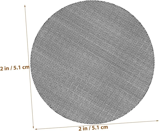 Luxshiny Espresso Machine Filter Double Cup Mesh Screen Stainless Steel Coffee Strainer for Filter Coffee Maker Easy to Cle