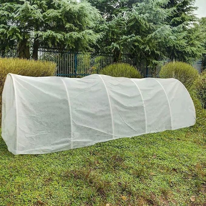 Agfabric Plant Covers Freeze Protection Frost Blankets for Plants 10'x50' 1.2oz Floating Row Cover Garden Plant Cover Freeze Cloths for Plants Winter Frost Freezing Protection,White