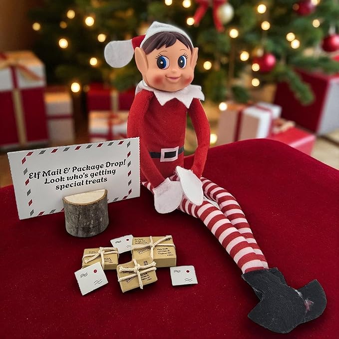 2025 Christmas Activity Elf Kit 24 Days Magical Kit Christmas Traditions Elf Activities 125+ Props and Accessories Fun Toys for Kids Magical Countdown to Christmas Decorations