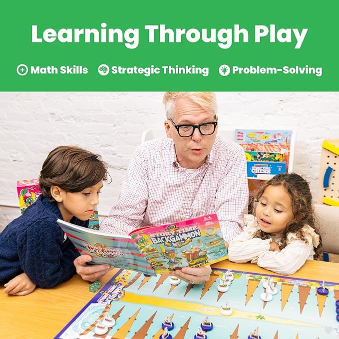 Story Time Chess - Chess Sets for Kids, Kids Chess Set, Chess Game Toddlers, Learning Games for Kids, Chess Sets for Boys & Girls
