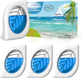 Air Deodorizer, 4 Pack, Ocean Scent, Odor Eliminator for Small Area Closets Bathroom Pets Strong Odor, Up to 120 Days