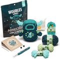 The Woobles Minecraft Crochet Kit – Beginner Crochet Kit for Adults & Kids, Easy Knitting Kit with Woobles Yarn, DIY Crafts, Crochet Animals, Minecraft Toys, Gift for Gamers & Crafters (Warden)