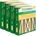 Filterbuy 21x23.5x5 Air Filter MERV 11 Superior Pet & Allergy Defense (4-Pack), Pleated HVAC AC Furnace Filters for Trane Perfect Fit & American Standard (Actual Size: 20.00 x 23.09 x 4.97)