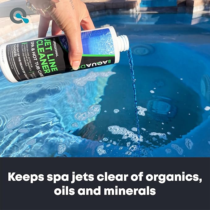 Spa Jet Cleaner for Hot Tub - Spa Jet Line Cleaner for Hot Tubs & Jetted Tub Cleaner to Keep Your Jets Clean - Fast Acting Spa Flush for Hot Tub (Jet Line Cleaner - 1 Quart)