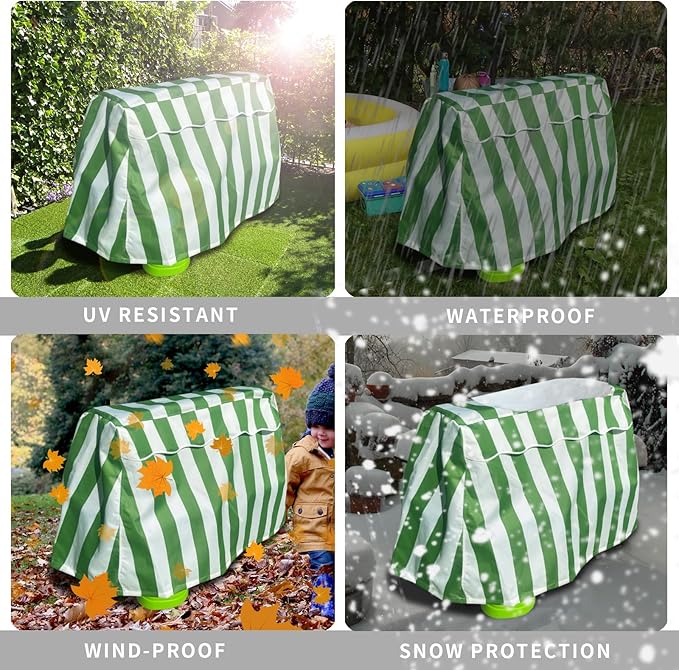Water Table Cover Rain Showers Splash Pond Water Table, Water Table Cover for Water Table for Toddlers 1-3, Water Table Accessories for Outside Toys For Toddlers 1-3-Cover Only