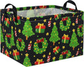 HIYAGON Rectangular Basket Box Organizer for Families - Baby Storage Bin for Boy and Girls - Christmas Room Decor