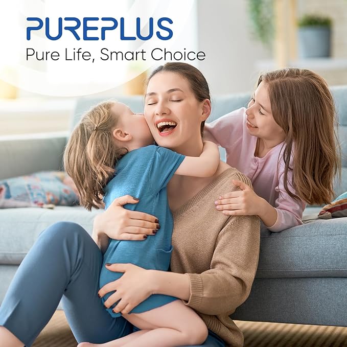 PUREPLUS 5 Micron 4.5"x10" Whole House Water Filter Combo Kit with Grooved Sediment and Activated Carbon Block Filter, Replacement for AP810, AP811, WFHDC8001, CB-BB-10, FXHTC, GXWH40L, 1PACK