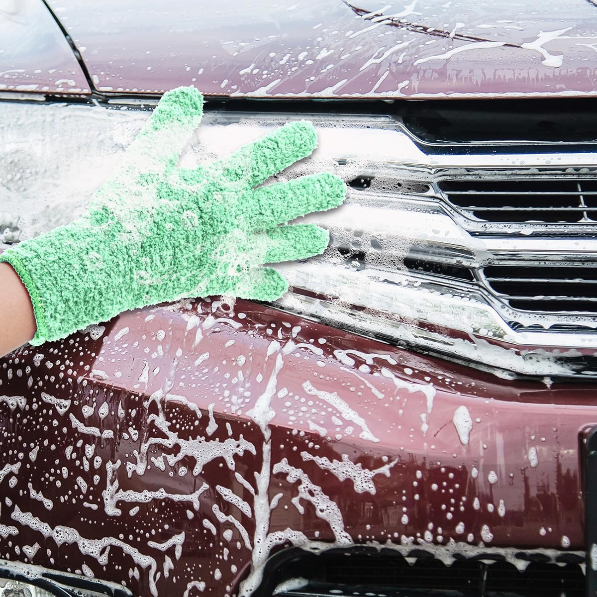 Plant Dusting Gloves, Microfiber Dusters for Cleaning Kitchen Indoor Mitt for House Use Desk Window Blind Screen Wash