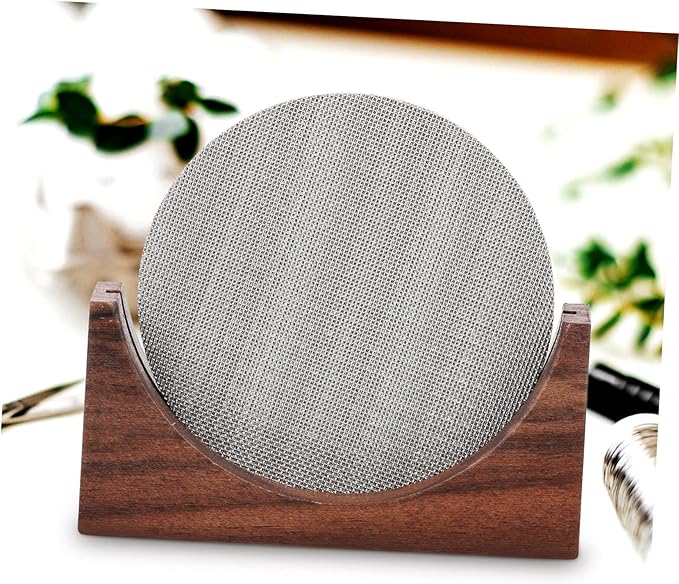 Luxshiny Espresso Machine Filter Double Cup Mesh Screen Stainless Steel Coffee Strainer for Filter Coffee Maker Easy to Cle