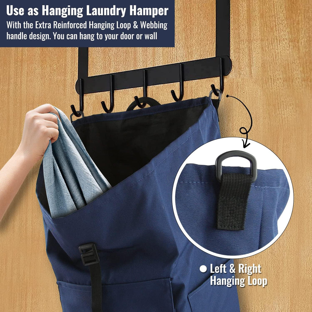 Laundry Bag Backpack, 125L Extra Large Travel Laundry Bags with Shoulder Straps, Adjustable & Extendable Design, Laundry Hamper Bag with 3 Pockets for Laundromat, College, Travel, Camping