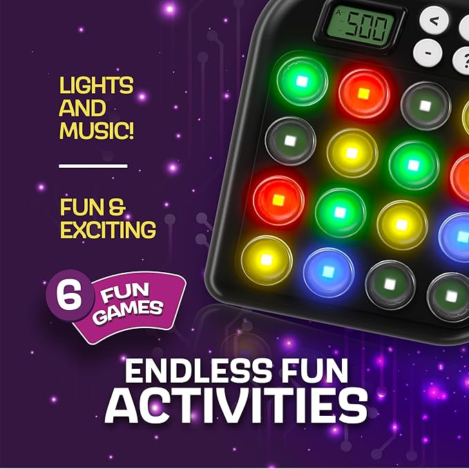 Croove Brain Teasers & Memory Game, 6 Fun Games for Kids, Cool Stocking Stuffers Toys, Unique for Teens, Best Activities for Boy, Gift Ideas for Boys & Girls Ages 6-8 9 10 11+ Year Old