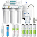 APEC Water Systems ROES-50 Essence Series Top Tier 5-Stage WQA Certified Ultra Safe Reverse Osmosis Drinking Water Filter System with Extra High Capacity Pre-Filter Set Stage 1-3
