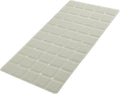 Foldable Silicone Bathtub Mat: Jumbo Size Heavy Duty Safety Bath Mat for Tub Without Suction Cups Non Slip Bath & Shower Mat for Textured, Reglazed, Refinished Tub (Beige, 35.8 x 17.7)