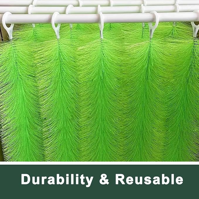 30 Packs Filter Brushes Aquarium Brushes Set for Koi Pond Water Garden Outdoor Pond Skimmers Brush Filter Cleaning Brush 24 Inch by 4.7 Inch (Green)