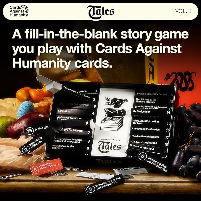 Cards Against Humanity Tales Vol. 1 • A Horrible Fill-in-The-Blank Story Game to Play with Your CAH Cards