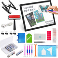 iVyne Corded A4 Light Pad for Diamond Painting & Art Projects – LED Light Board with Diamond Art Accessories – Ultra-Thin & Portable Diamond Dot Light Board, Perfect for Artists - Black