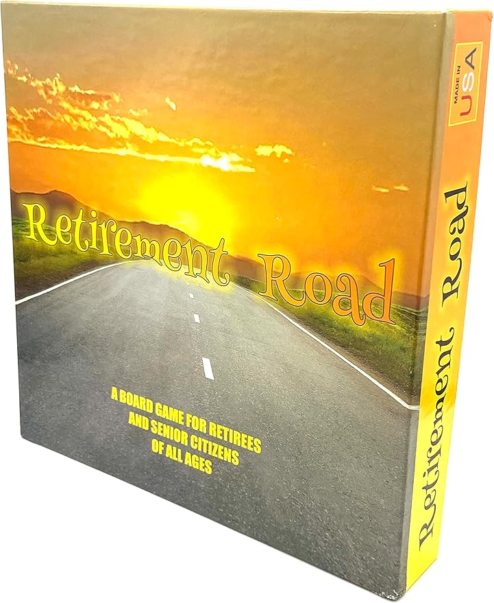 Retirement Road Board Game | Retirement Gift | Board Game for Senior Citizens | Gift for Parents or Grandparents | Board Game for Game Night | 2 to 6 Players | Play Time 45 to 90 Minutes