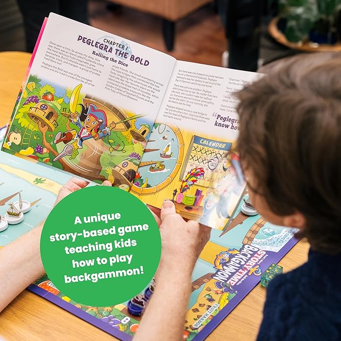Story Time Chess - Chess Sets for Kids, Kids Chess Set, Chess Game Toddlers, Learning Games for Kids, Chess Sets for Boys & Girls