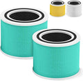 Core 300 Core 300s Filter Compatible with LEVOIT Core 300 and Core 300S VortexAir Air Purifier, Core 300-RF and Core P350 3-in-1 Hepa Filter, Part No. Core 300-RF and Core P350-RF, 2 Pack Green