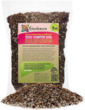 Premium Organic Seed Starter Soil - 5 Quart - All-Purpose Organic Potting Soil for Happy Seedlings and Plants by Gardenera