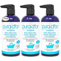 PURA D'OR Kids Wash (16oz x 3 = 48oz) All-in-One Gentle Cleanser - USDA Biobased, Sulfate-Free, Tear-Less, Hypoallergenic, Premium, Shampoo & Bubble Bath