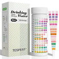 TESPERT Drinking Water Test Strips 125ct 16 in 1 – 30s Quick Screening for Hardness, pH, Iron, Nitrite, Copper, Chlorine, Nitrite, Carbonate,Lead, Alkalinity...Well, Tap, Home, City Water Testing