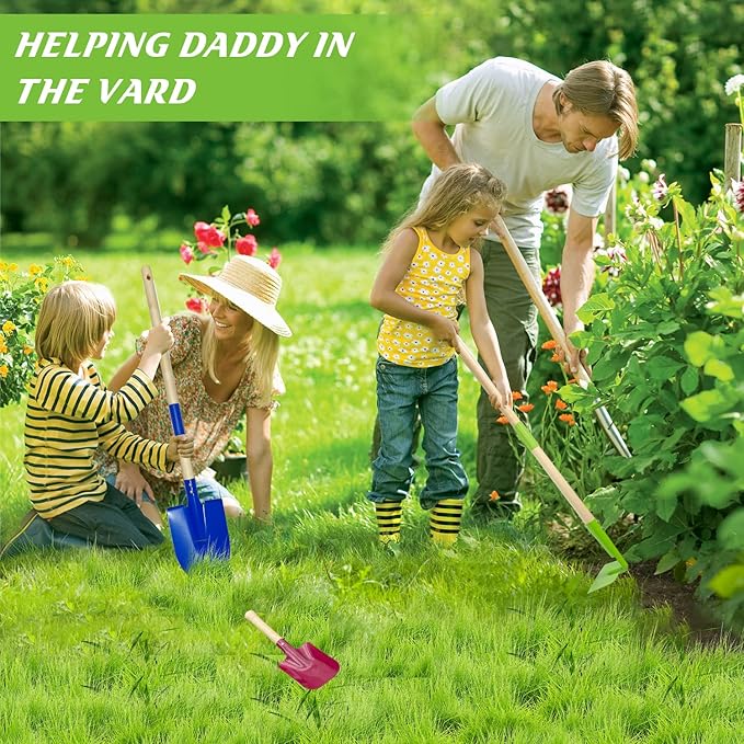 Kids Gardening Tools Outdoor Toys Set Backyard Play Educational STEM Learning Pretend Toys Outdoor Indoor for Toddlers Kids Boys Girls